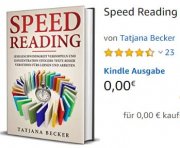 eBook &ldquo;Speed Reading&rdquo; f&uuml;r 0 statt 9,99 Euro bei Amazon