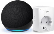 Echo Dot (Neueste Generation) WLAN- und Bluetooth-Lautsprecher + Tapo P100 WLAN-Steckdose