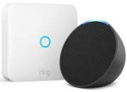 Echo Pop smarter Bluetooth-Lautsprecher mit Alexa + Ring Intercom