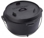 Echtwerk Dutch Oven 8L Gusseisen Outdoor Schmortopf