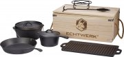 ECHTWERK Dutch Oven Set Gusseisen 7-teilig