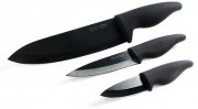 Echtwerk Keramikmesser Set Pro Black Edition 3tlg.