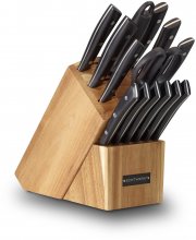 Echtwerk Premium Messerblock 15-teilig Akazienholz
