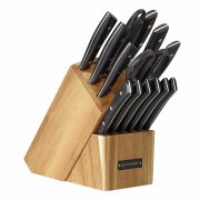 Echtwerk Premium Messerblock 15-teilig Akazienholz inkl. 6x Steakmesser