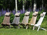 EcoFurn Eco Chair Entspannungsstuhl in verschiedenen Farben mit Kissen