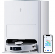 ECOVACS DEEBOT T20e OMNI 6000Pa Saugroboter mit Wischfunktion, App/Alexa Steuerung und OMNI Station