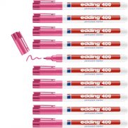 edding 400 Permanentmarker in Pink (10er Pack) stark reduziert
