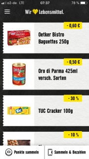 EDEKA Genuss+ App &ndash; 30% Rabatt auf TUC Cracker 100g