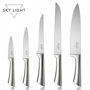 Edelstahl K&uuml;chenmesser Set 5 St&uuml;cke f&uuml;r 32,39&euro; statt 53,98&euro;