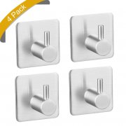  Edelstahl Wandhaken Handtuchhalter, selbstklebnd und ohne Bohren, 4 St&uuml;ck Set @amazon 