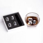 Edelstahl Whiskey Eisw&uuml;rfel (4 St&uuml;ck) nur 3,64&euro; inkl. Versand