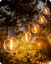 EDISHINE 30 Meter Outdoor LED Lichterkette