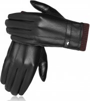 EEFOW Winter Touchscreen Lederhandschuhe