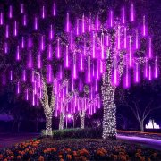 EEIEER 8 St&uuml;ck Rain Drop 192 LEDs Tubes