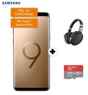 Effektiv GRATIS: T-Mobile Allnet-Flat + Samsung Galaxy S9+ inkl. Sennheiser HD 4.50 + 200GB microSD