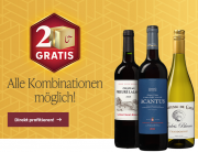 Eine Kiste Wein kaufen und die zweite Kiste Wein gratis bekommen bei Die Weinb&ouml;rse