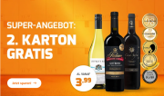 Eine Kiste Wein kaufen und die zweite Kiste Wein gratis bekommen bei Weinvorteil