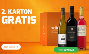 Eine Kiste Wein kaufen und die zweite Kiste Wein gratis bekommen bei Weinvorteil