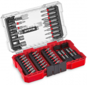 Einhell 118953 M-CASE 42-teiliges Bit-Set inkl. Schnellwechselbithalter und Aufbewahrungsbox