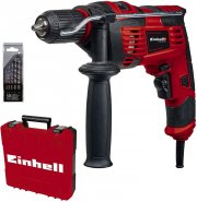 Einhell 4259846 Schlagbohrmaschinen-Set TC-ID 720/1 E Kit inkl. 5-tlg. Bohrer-Set f&uuml;r Beton + E-Box