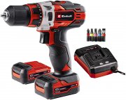 Einhell Akku-Bohrschrauber TE-CD 12/1 Li inkl. 2x2,0 Ah-Akku + 45-Min.-Ladeger&auml;t