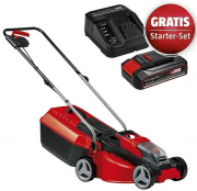 Einhell Akku-Rasenm&auml;her GE-CM 18/30 Li-Solo + Power X-Change Akku & Ladeger&auml;t PXC-Starter-Kit