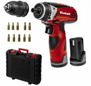 Einhell Akkuschrauber TE-CD 12 X-Li mit 2x 1,5 Ah Akku, Ladeger&auml;t und Koffer