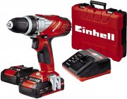 Einhell Akkuschrauber TE-CD 18 Li Set Power X-Change inkl. 2 x 1,5 Ah Akku und Ladeger&auml;t