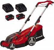 Einhell GE-CM 36/37 Li Power X-Change Akku-Rasenm&auml;her inkl. 2 x 3,0 Ah Akkus + 2x Ladeger&auml;t