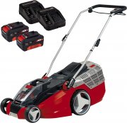 Einhell GE-CM 43 Li M Power X-Change Akku-Rasenm&auml;her mit Mulchfunktion inkl. 2x 4,0Ah + 2x Ladeger&auml;t
