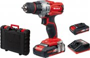 Einhell TE-CD 18/2 Li Kit Akku-Bohrschrauber inkl. 2x Li-Ionen Akkus, Schnellladeger&auml;t und Koffer