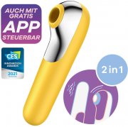 Eis.de Tagestipp: Satisfyer Dual Love Connect 2in1 Vibrator und Druckwellentoy mit App gratis