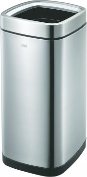 EKO Laguna Trash Bin 35L, Matt Edelstahl, 31.5 x 31.5 x 68.6 cm 