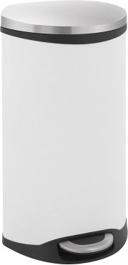 EKO Shell Bin Tritt-M&uuml;lleimer 30 Liter, wei&szlig; 