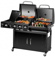 El Fuego Atlanta Gas-Kohle-Kombigrill bei Netto f&uuml;r 249,99 Euro