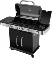 El Fuego Burlington Gasgrill mit 4 Brenner und Seitenbrenner