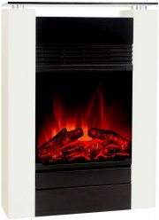 El Fuego Elektrokamin Tessin in wei&szlig;