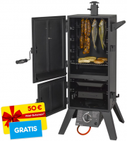 El Fuego Portland XL Gas-R&auml;uchergrill + 50 &euro; Filial-Gutschein