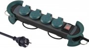 Electraline 62085 Professionelle 4-fach Steckdosenleiste f&uuml;r den Au&szlig;enbereich