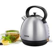 Elektrischer Wasserkocher, Edelstahl, 1.7L, 2200W f&uuml;r 12,89&euro;
