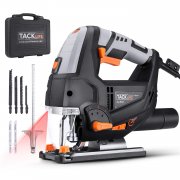 Elektro Stichs&auml;ge mit Laser & LED, 3000SPM, mit 6 Bl&auml;ttern, im Koffer
