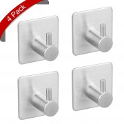 Eletorot Handtuchhaken Selbstklebend Klebehalter Edelstahl 4 St&uuml;ck Set 