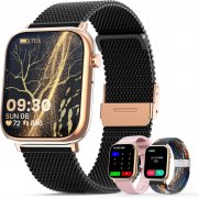 elfofle G89PRO Smartwatch und Fitness Tracker mit Telefonfunktion f&uuml;r iOS und Android