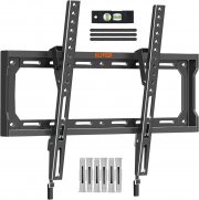 ELIVED Universal Wandhalterung neigbar f&uuml;r 26 bis 60 Zoll Flach & Curved TVs