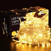 Elktry 10 Meter 100 LEDs Lichterkette f&uuml;r Innen und Au&szlig;en