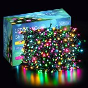 Elktry 20 Meter 200 LED 4 Farben Lichterkette f&uuml;r Innen und Au&szlig;enbereich
