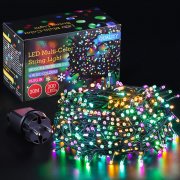 Elktry 20 Meter 200 LED Farb Lichterkette f&uuml;r den Innen- und Au&szlig;enbereich