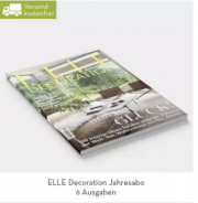ELLE Decoration & Zuhause Wohnen im Jahresabo f&uuml;r 9.95&euro; statt 43&euro;
