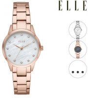 ELLE Molitor oder Monceau Quarz-Armbanduhren f&uuml;r Damen