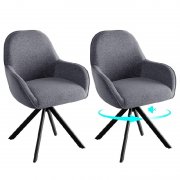 ELUCHANG Drehstuhl Esszimmerst&uuml;hle 2er-Set f&uuml;r 110,49&euro;